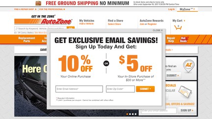 autozone website