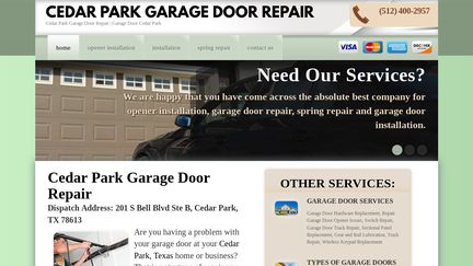 Cedar Park Garage Door Repair Reviews 1 Review Of