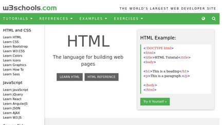 W3school html