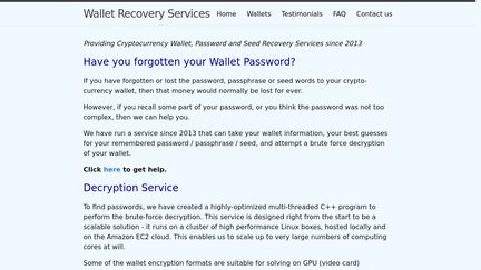 Wallet Recovery Services Reviews 1 Review Of - 