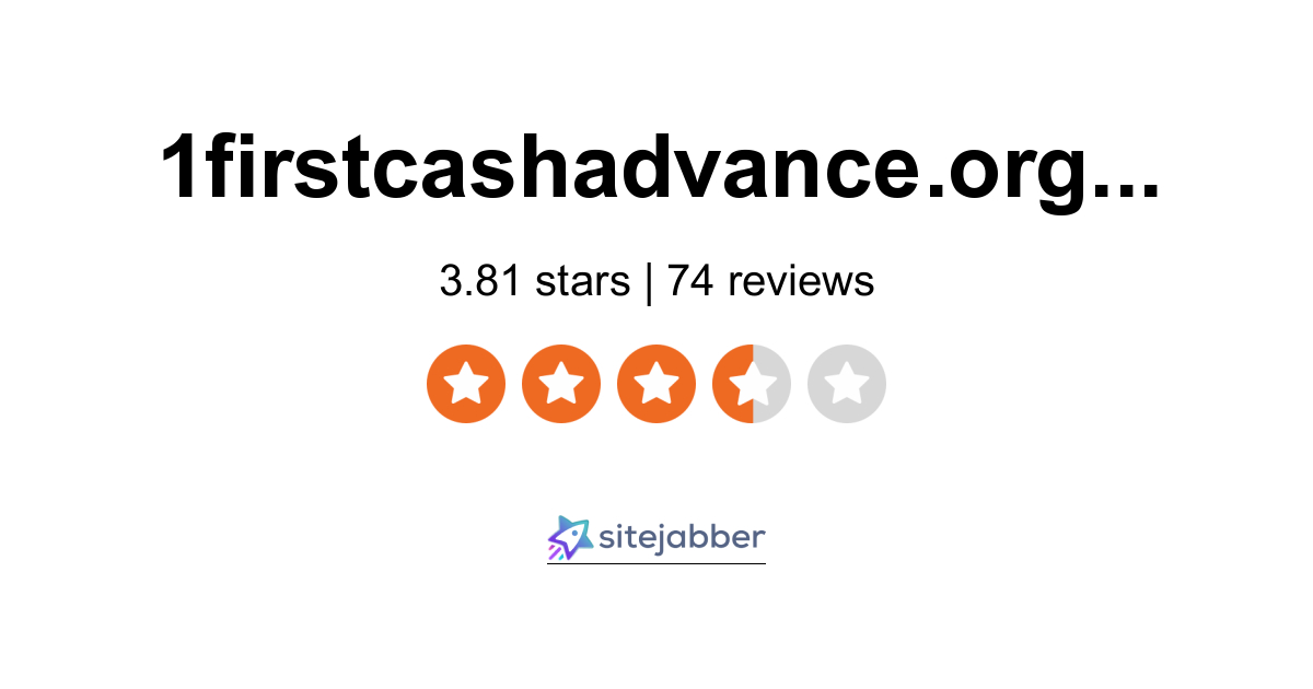 1F Cash Advance Reviews 75 Reviews Of 1firstcashadvance Sitejabber