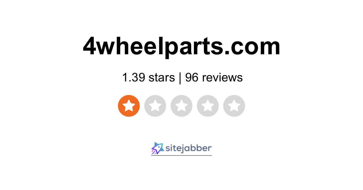 4wheelparts Reviews 28 Reviews Of 4wheelparts Com Sitejabber