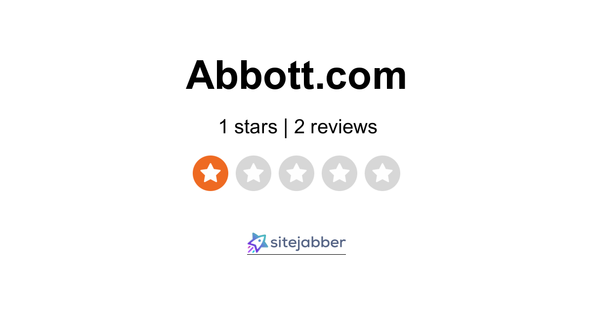 Abbott Laboratories Reviews - 1 Review of Abbott.com | Sitejabber