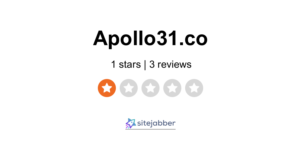 Apollo31 Reviews - 3 Reviews Of Apollo31.co 