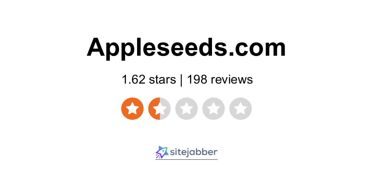 Appleseed's Reviews 193 Reviews of Sitejabber