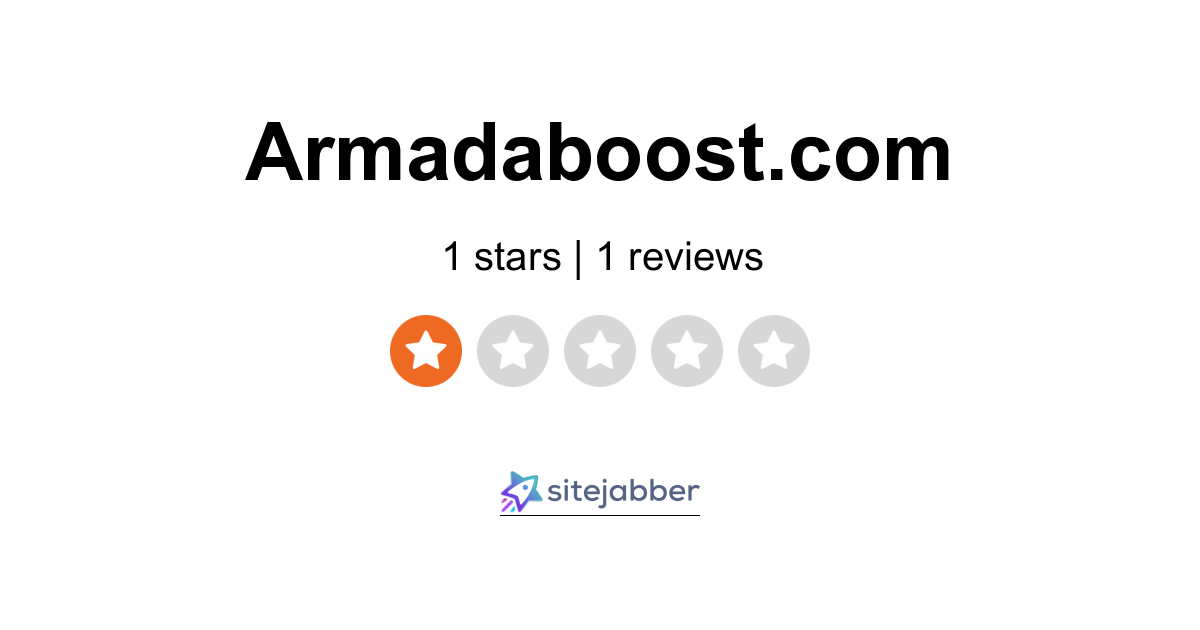 Armadaboost Reviews 1 Review of Armadaboost Sitejabber