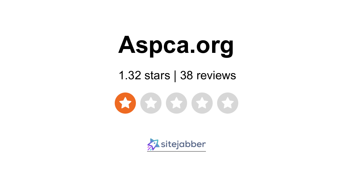 ASPCA Reviews 38 Reviews of Sitejabber