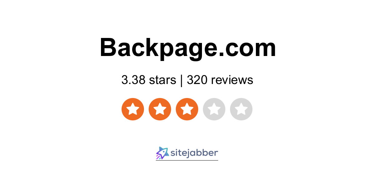 backpage Reviews - 320 Reviews of Backpage.com | Sitejabber