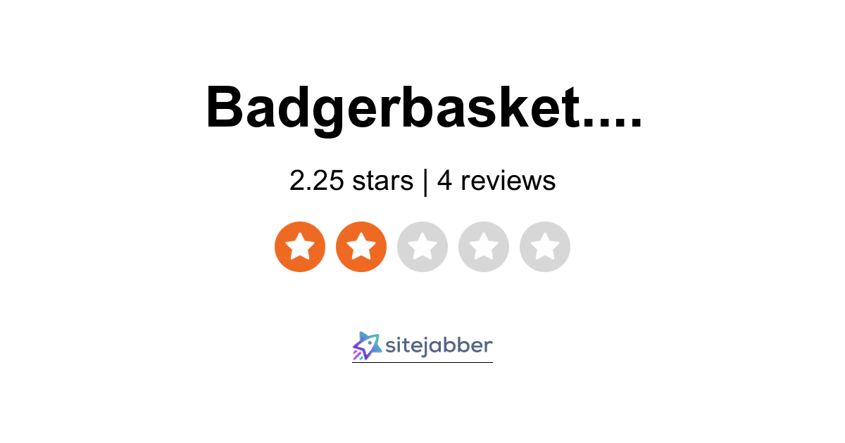 Badger Basket Reviews - 4 Reviews of Badgerbasket.com