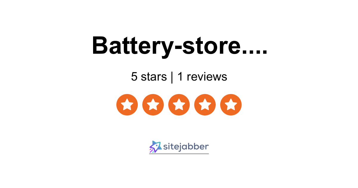 Battery-store.org Reviews - 1 Review of Battery-store.org | Sitejabber