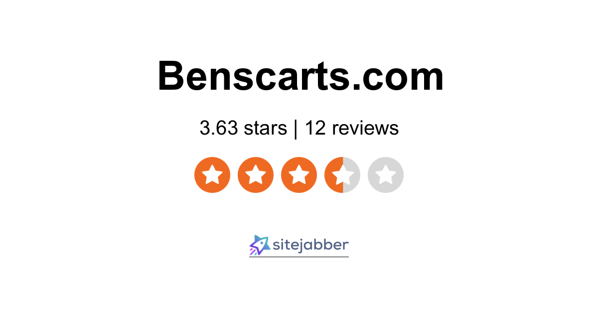 BensCarts Reviews - 10 Reviews of Benscarts.com | Sitejabber