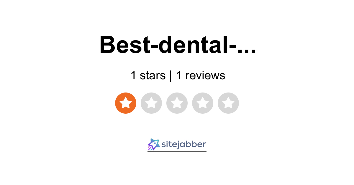 Best-dental-plans Reviews - 1 Review of Best-dental-plans.com | Sitejabber