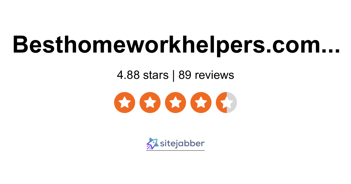 homework helpers reviews