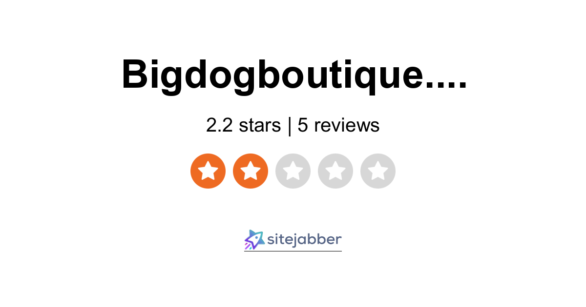 Big Dog Boutique Reviews 5 Reviews of Bigdogboutique