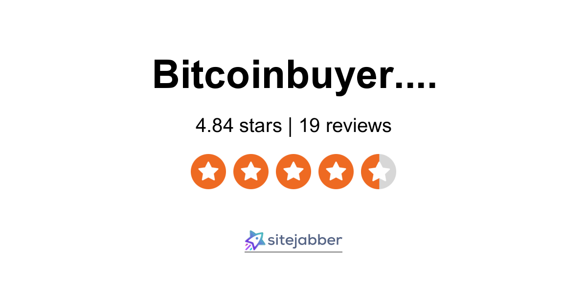 bitcoin buyer reviews