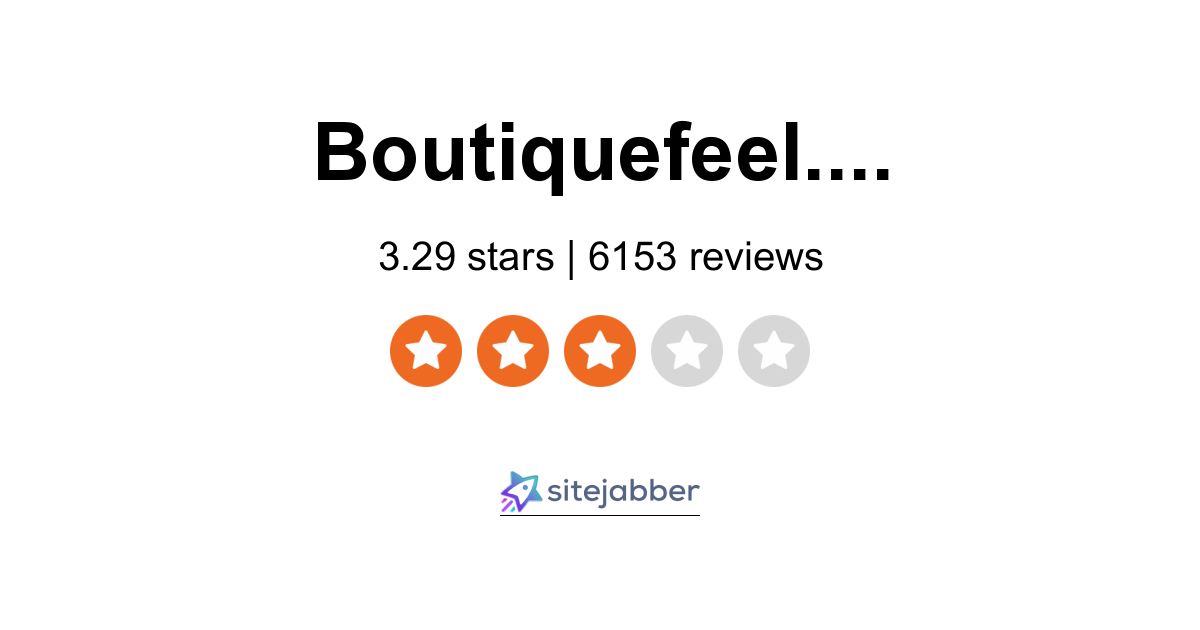 Boutiquefeel Reviews 6 153 Reviews of Boutiquefeel Sitejabber