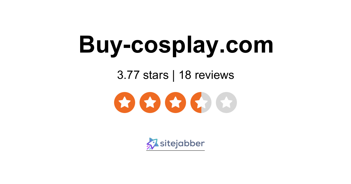 Buy Cosplay Reviews 18 Reviews of Buy cosplay Sitejabber