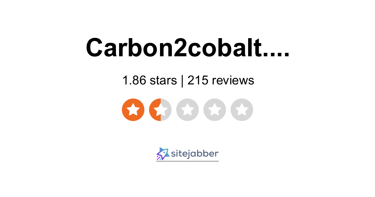 Carbon2cobalt Reviews 208 Reviews of Sitejabber