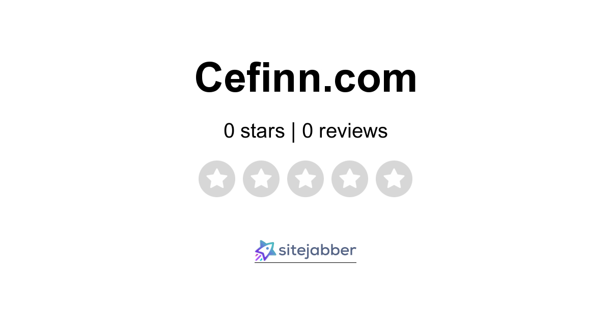 Cefinn Reviews Read Customer Reviews of Cefinn Sitejabber