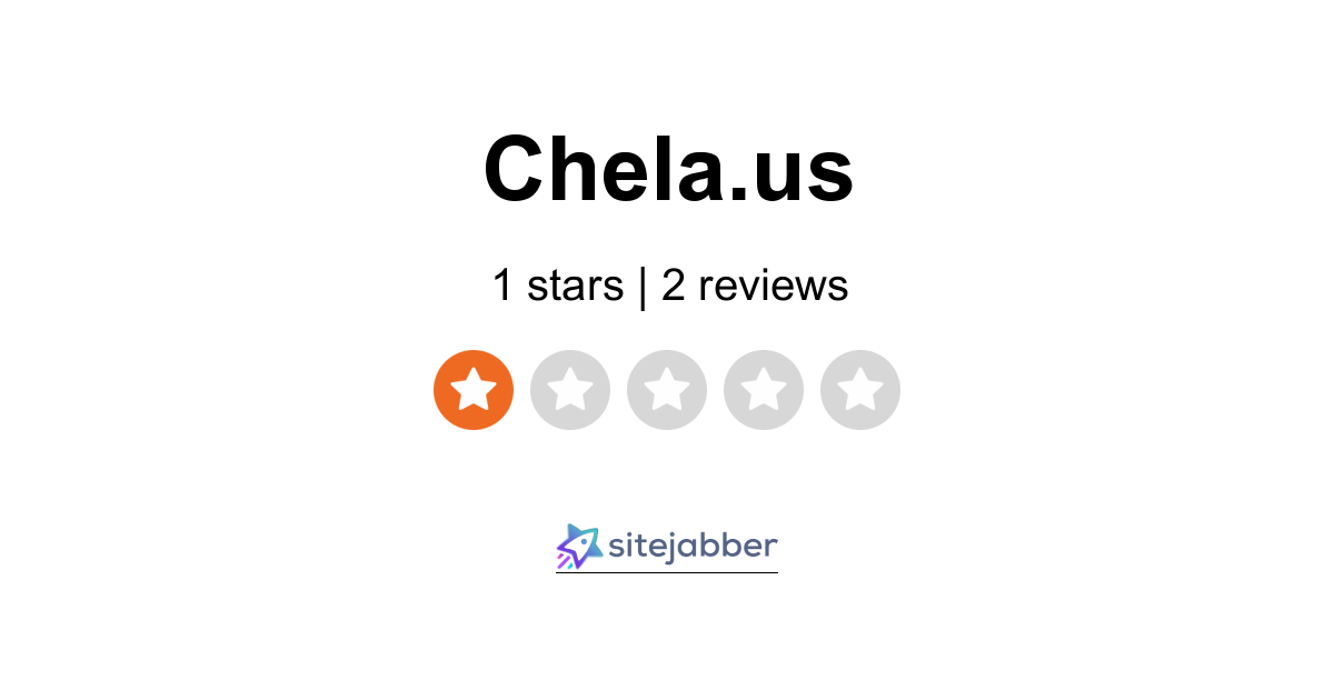 Chela Reviews 2 Reviews of Chela.us Sitejabber