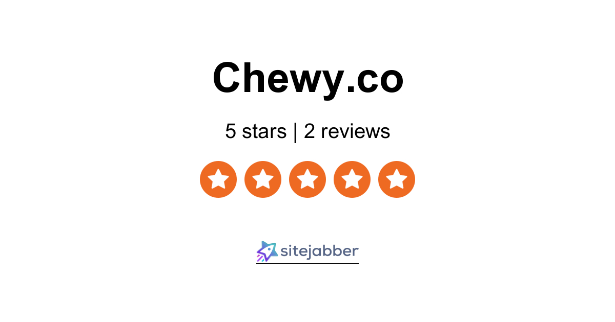 Chewy.co Reviews 2 Reviews of Chewy.co Sitejabber