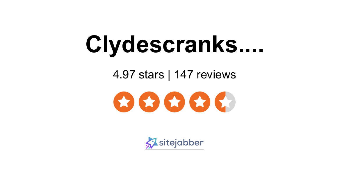 Clyde's Cranks Reviews - 147 Reviews of Clydescranks.com