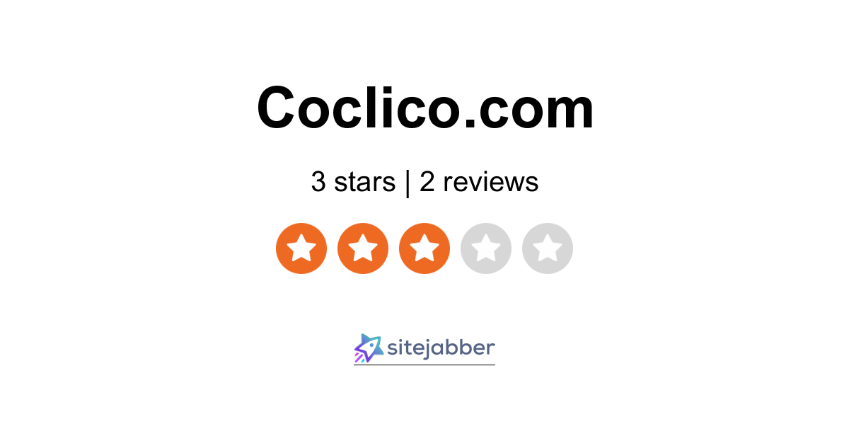 Coclico Reviews 2 Reviews of Coclico Sitejabber