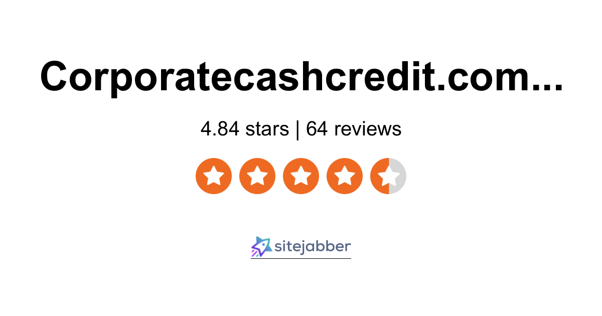63 Reviews of Corporatecashcredit.com | Sitejabber