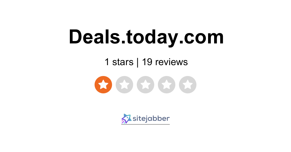 TODAY Deals Reviews - 8 Reviews of Deals.today.com | Sitejabber