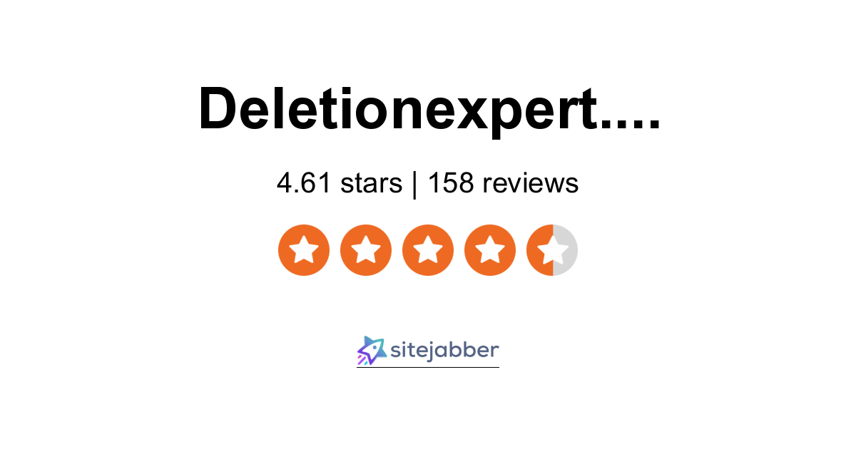 159 Reviews of Deletionexpert.com | Sitejabber
