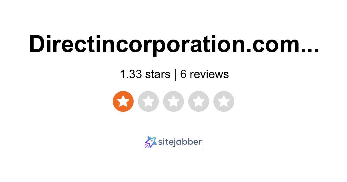 Direct Incorporation Reviews - 3 Reviews of Directincorporation.com ...