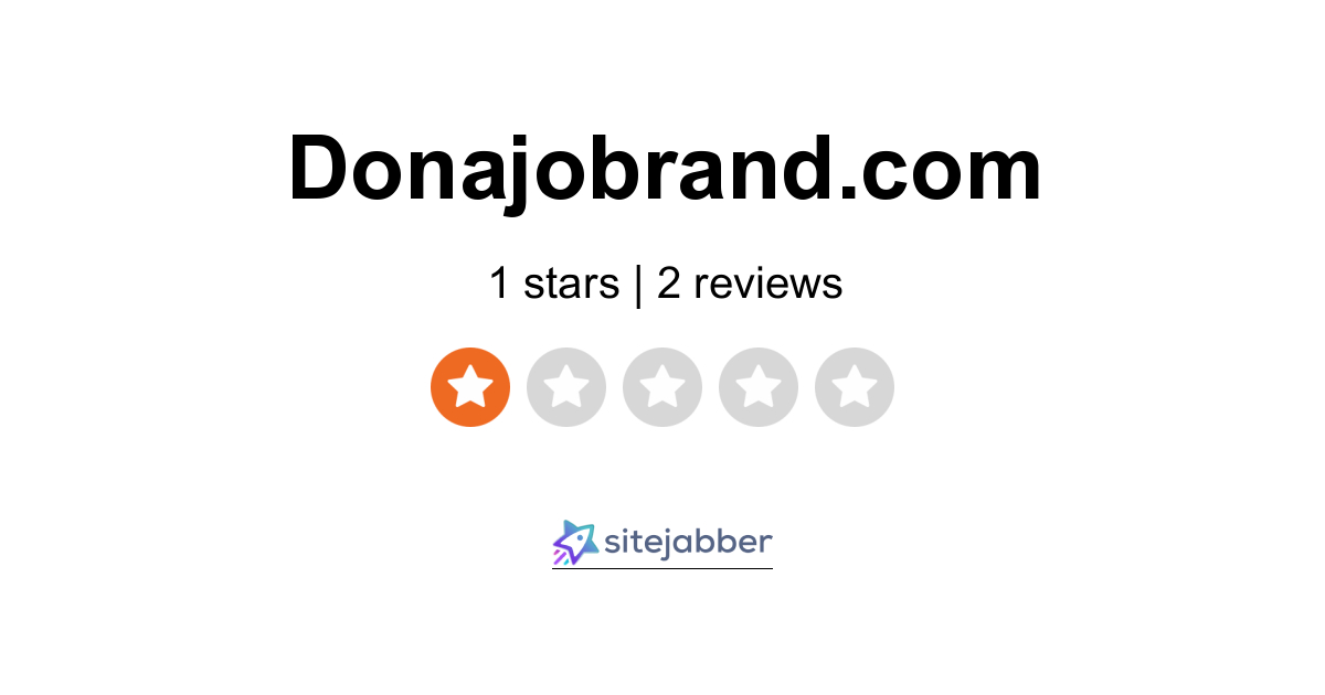 Dona Jo Reviews - 2 Reviews of Donajobrand.com