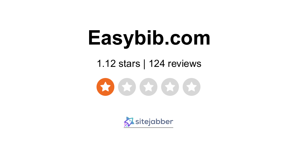 EasyBib Reviews 117 Reviews of Sitejabber