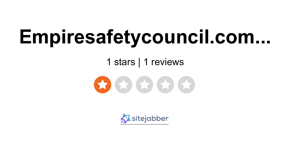 Empiresafetycouncil Reviews 1 Review of
