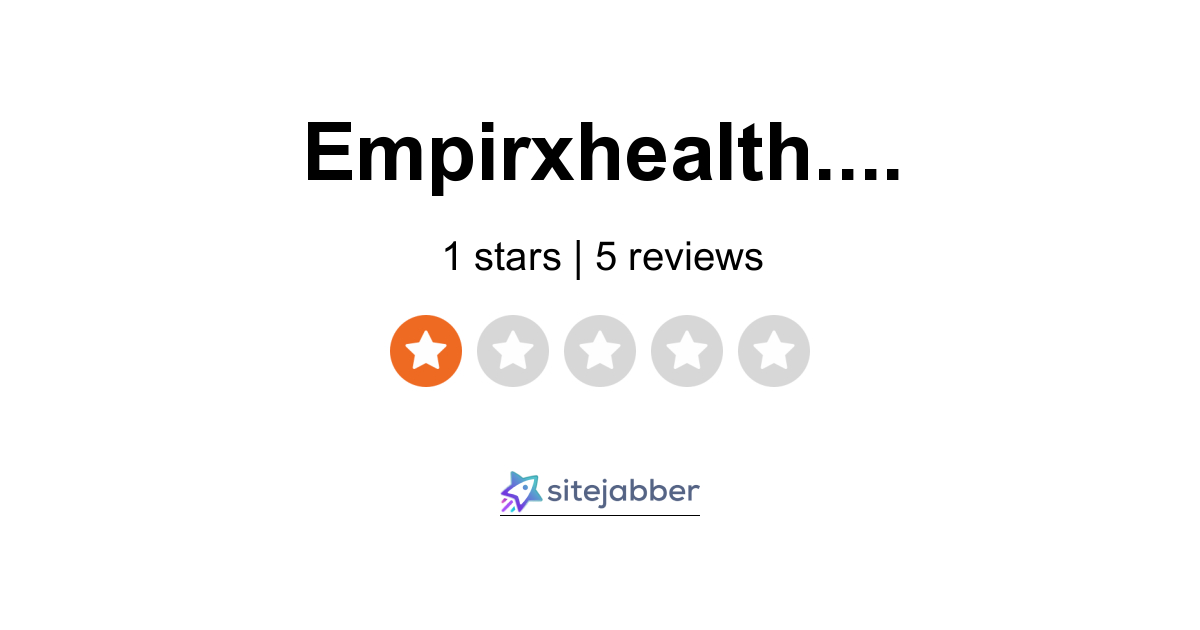 EmpiRx Health Reviews 5 Reviews of Sitejabber