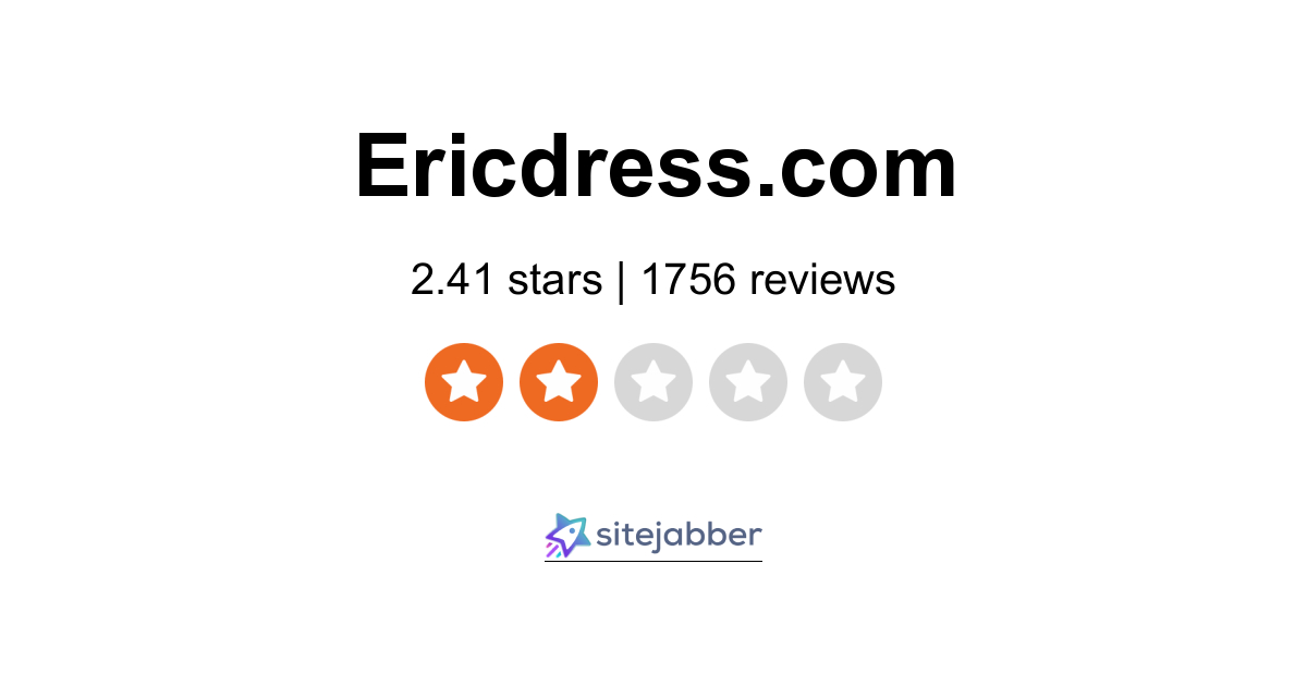 EricDress Reviews 1 756 Reviews of Ericdress Sitejabber