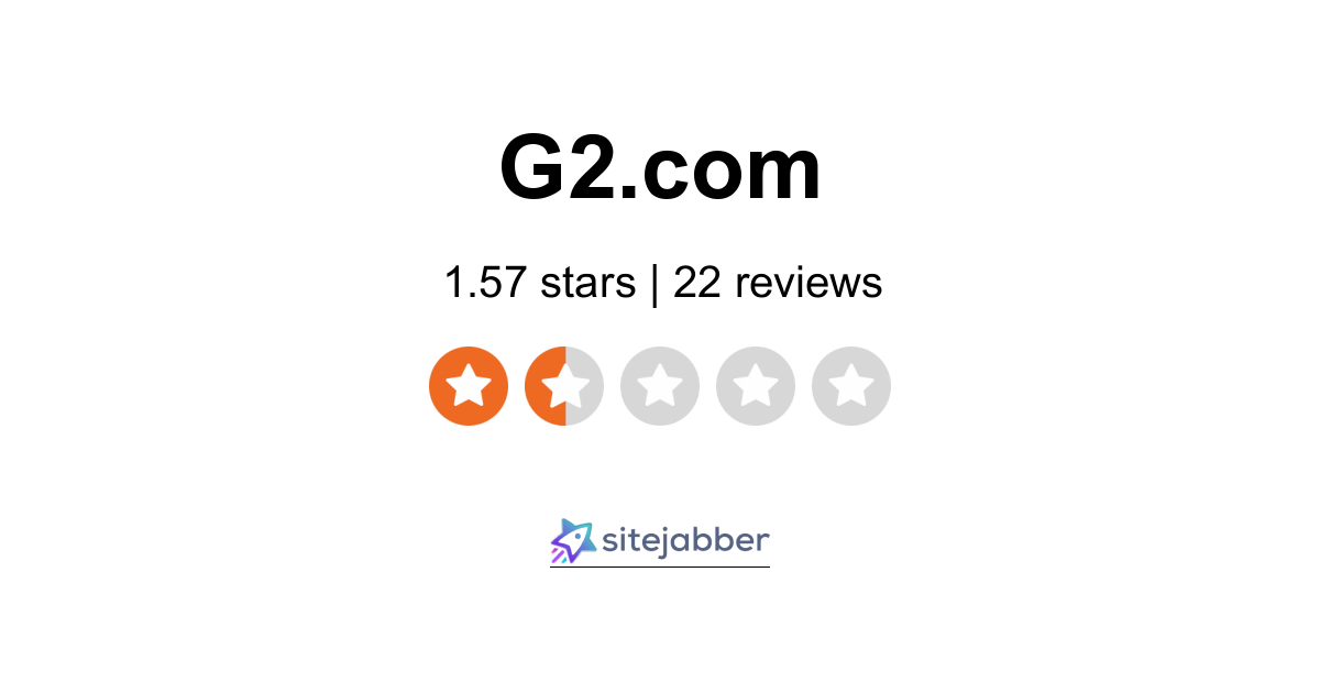 G2 Reviews - 21 Reviews Of G2.com | Sitejabber