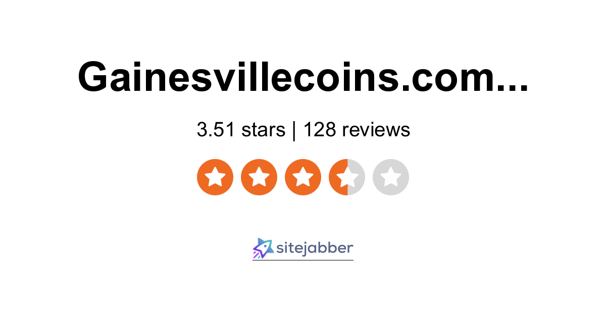 GainesvilleCoins Reviews 128 Reviews of Gainesvillecoins