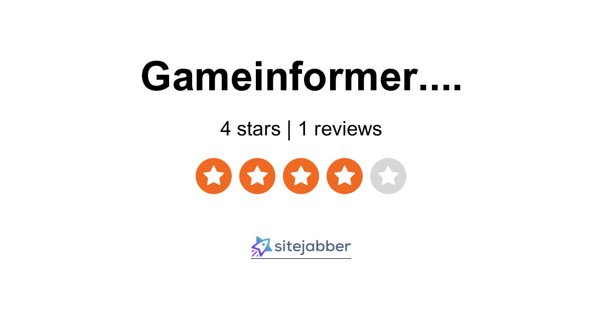Game Informer Magazine Reviews - 1 Review of Gameinformer.com