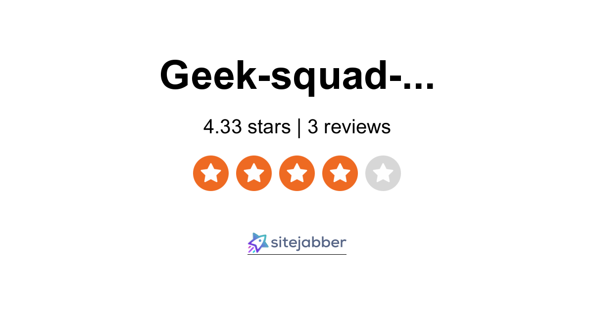 Geek Squad Reviews - 3 Reviews Of Geek-squad-appointment.us | Sitejabber