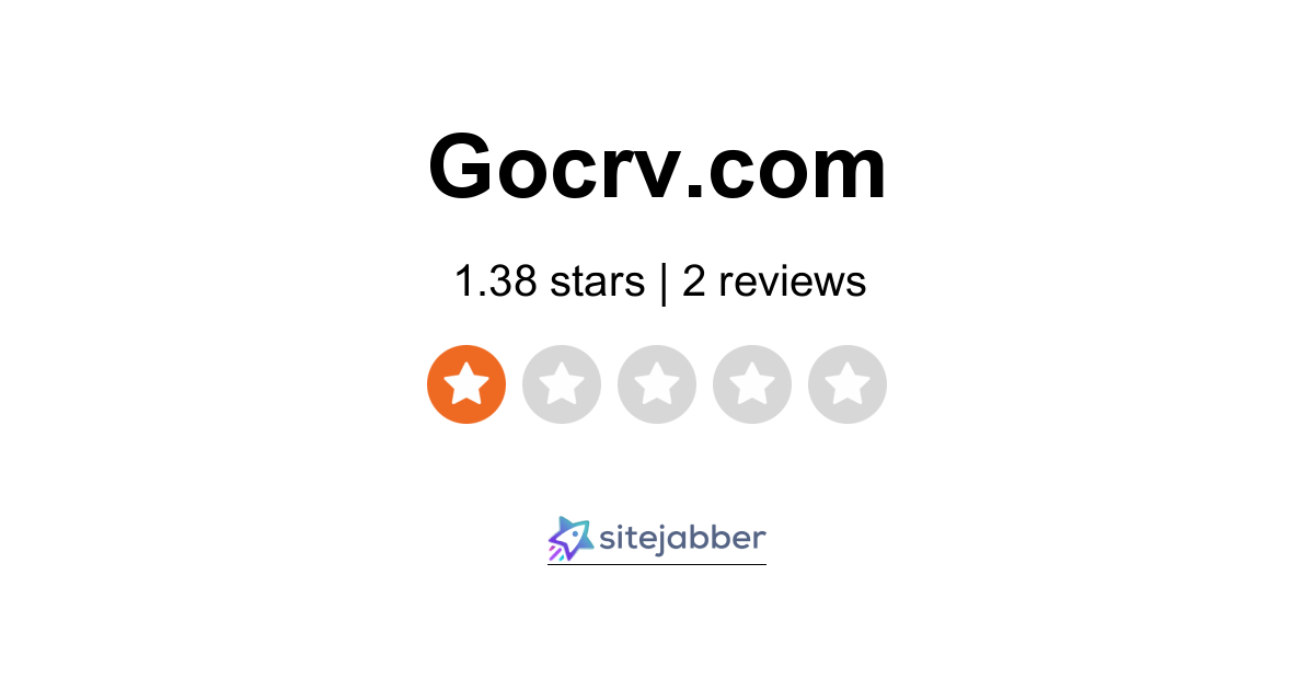 Gocrv Reviews - 2 Reviews of Gocrv.com | Sitejabber