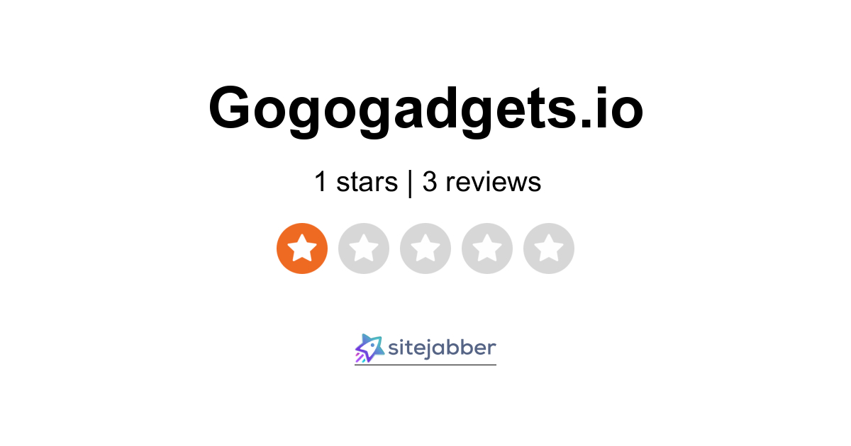 Gogogadgets.io Reviews - 2 Reviews of Gogogadgets.io | Sitejabber