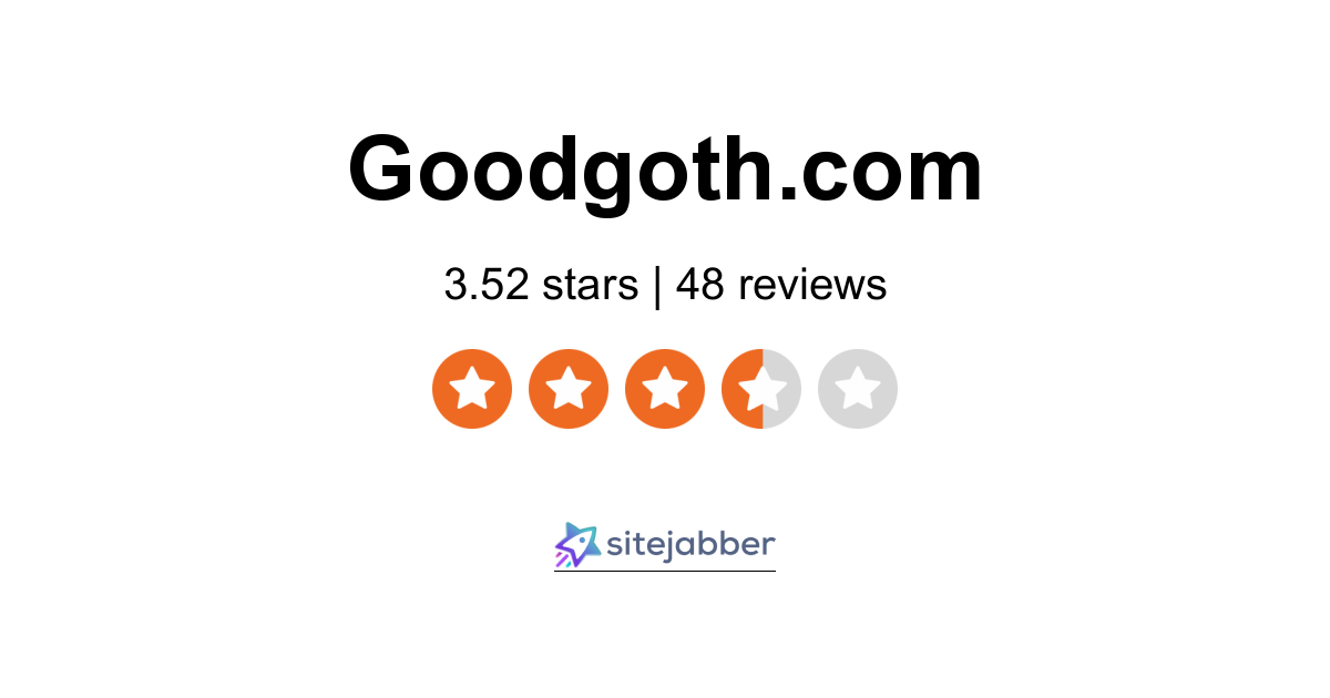 Good Goth Reviews - 48 Reviews of Goodgoth.com