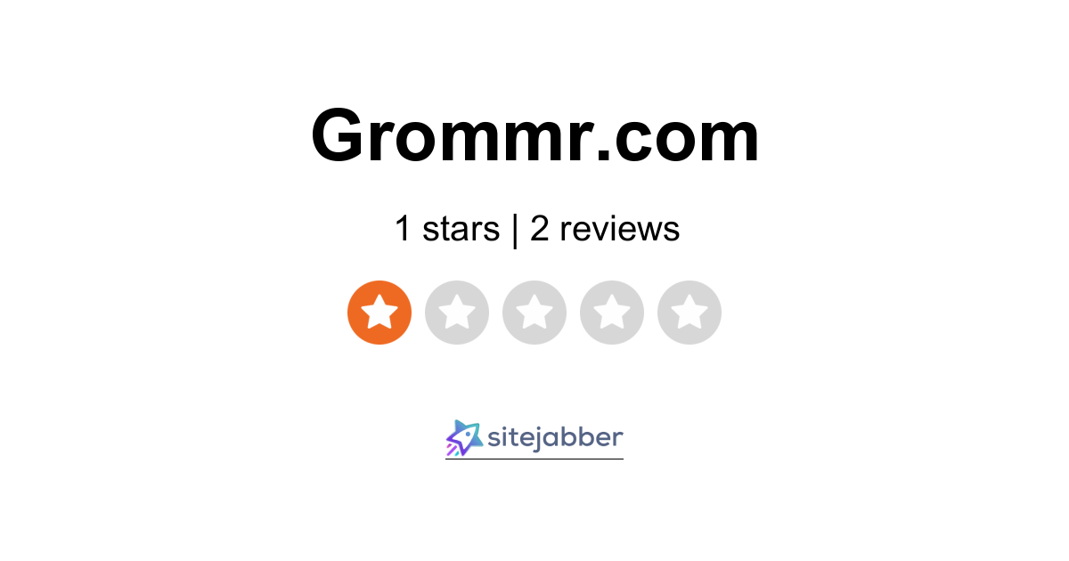 Grommr Reviews - 2 Reviews Of Grommr.com | Sitejabber