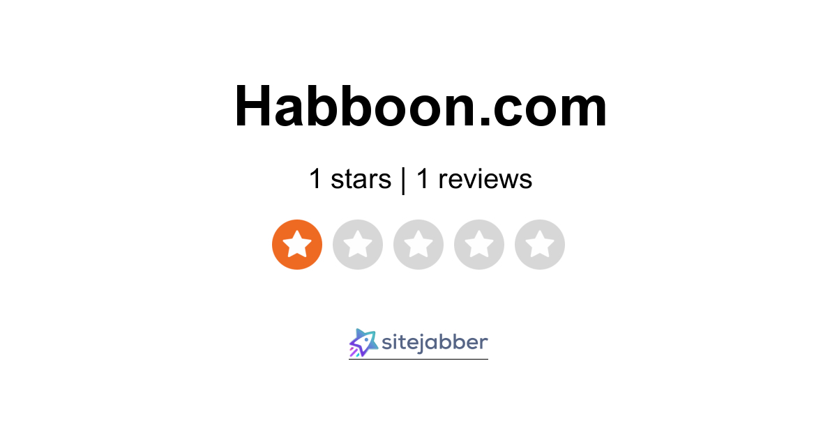 Habboon Reviews - 1 Review of Habboon.com | Sitejabber