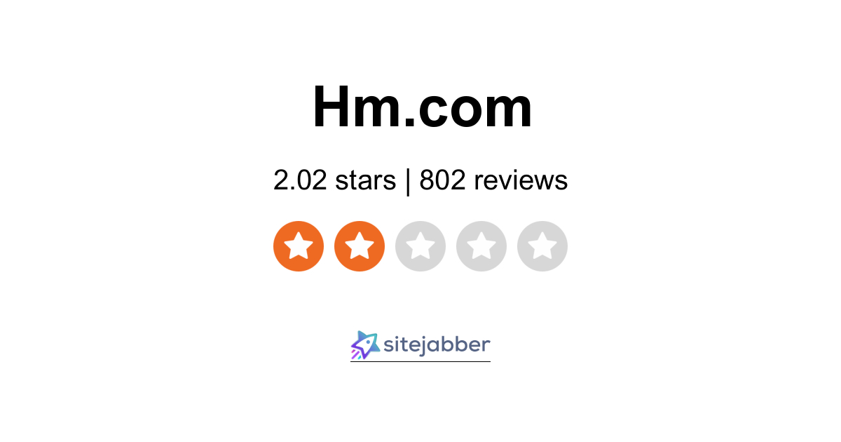 H M Reviews 802 Reviews of Hm Sitejabber