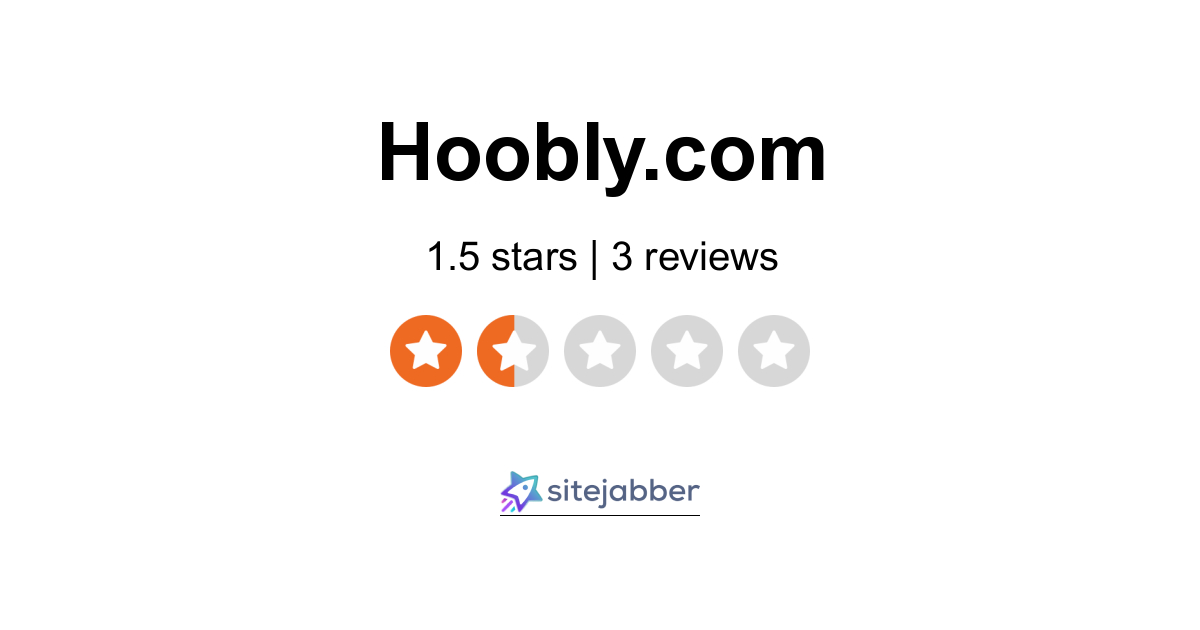 Hoobly Reviews 4 Reviews of Sitejabber