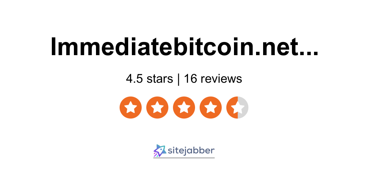 immediate bitcoin review