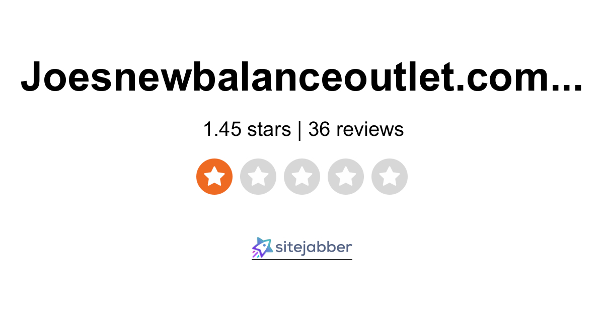 joes new balance outlet reviews