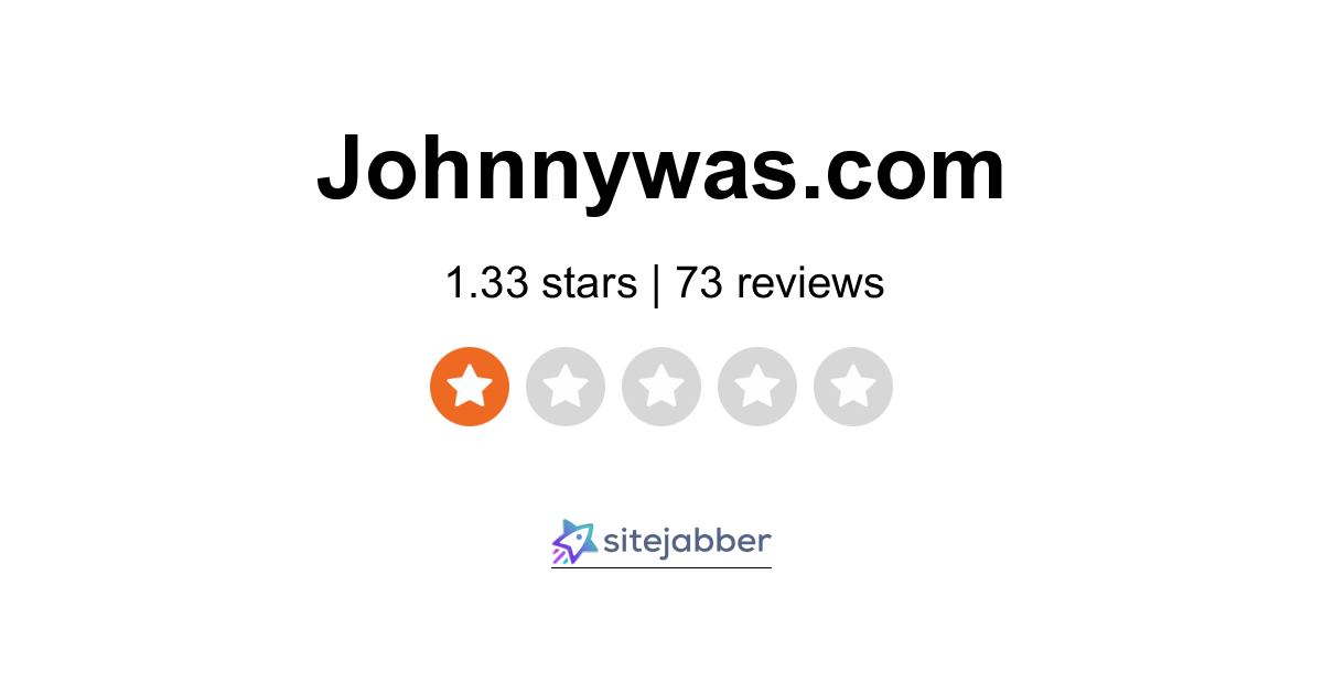 Johnny was discount reviews